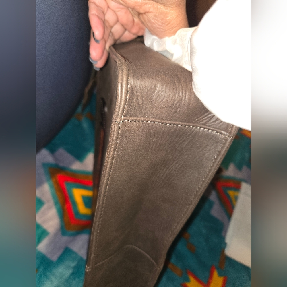 Wrangler Genuine Leather & Handtooled Briefcase Messenger Bag NWT - Picture 12 of 13